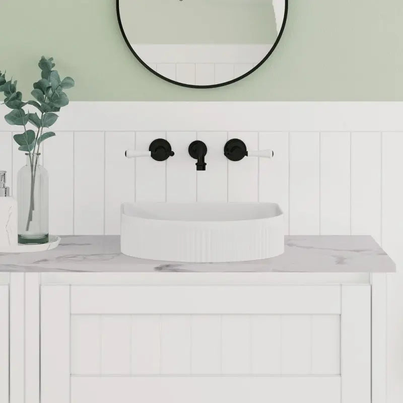 Eleanor Arch Above Counter Fluted Basin fienza
