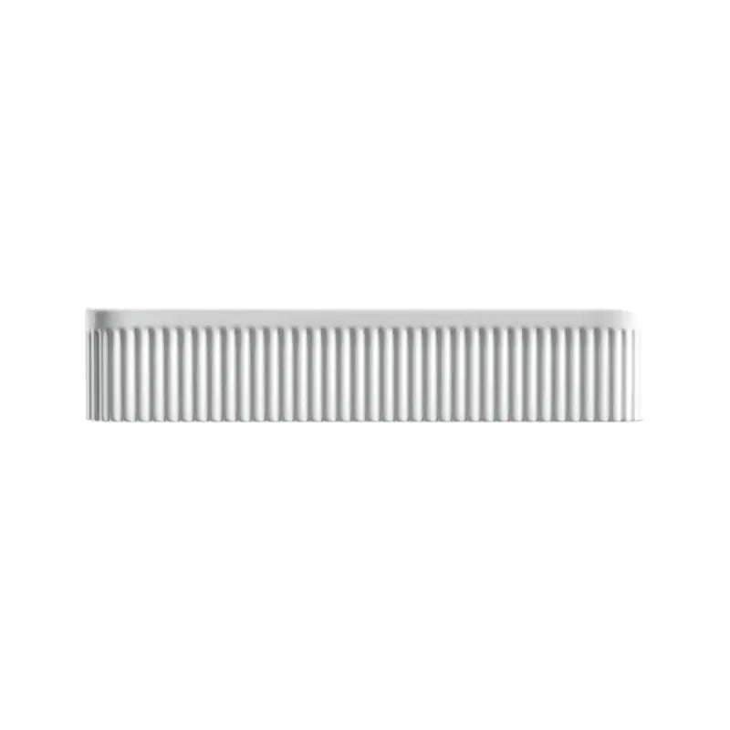 Eleanor Rectangular Above Counter Fluted Basin fienza