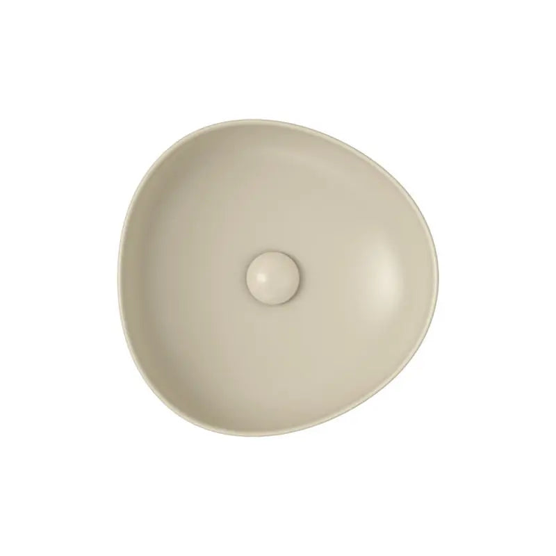 Pebble Small Above Counter Basin, Matte Khaki fienza