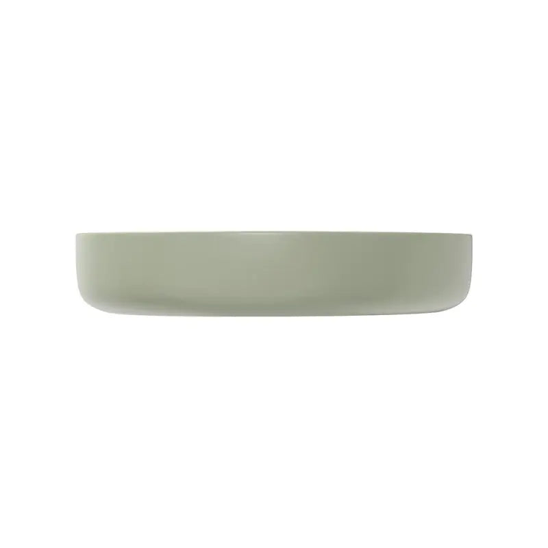 Pebble Medium Above Counter Basin, Matte Olive fienza