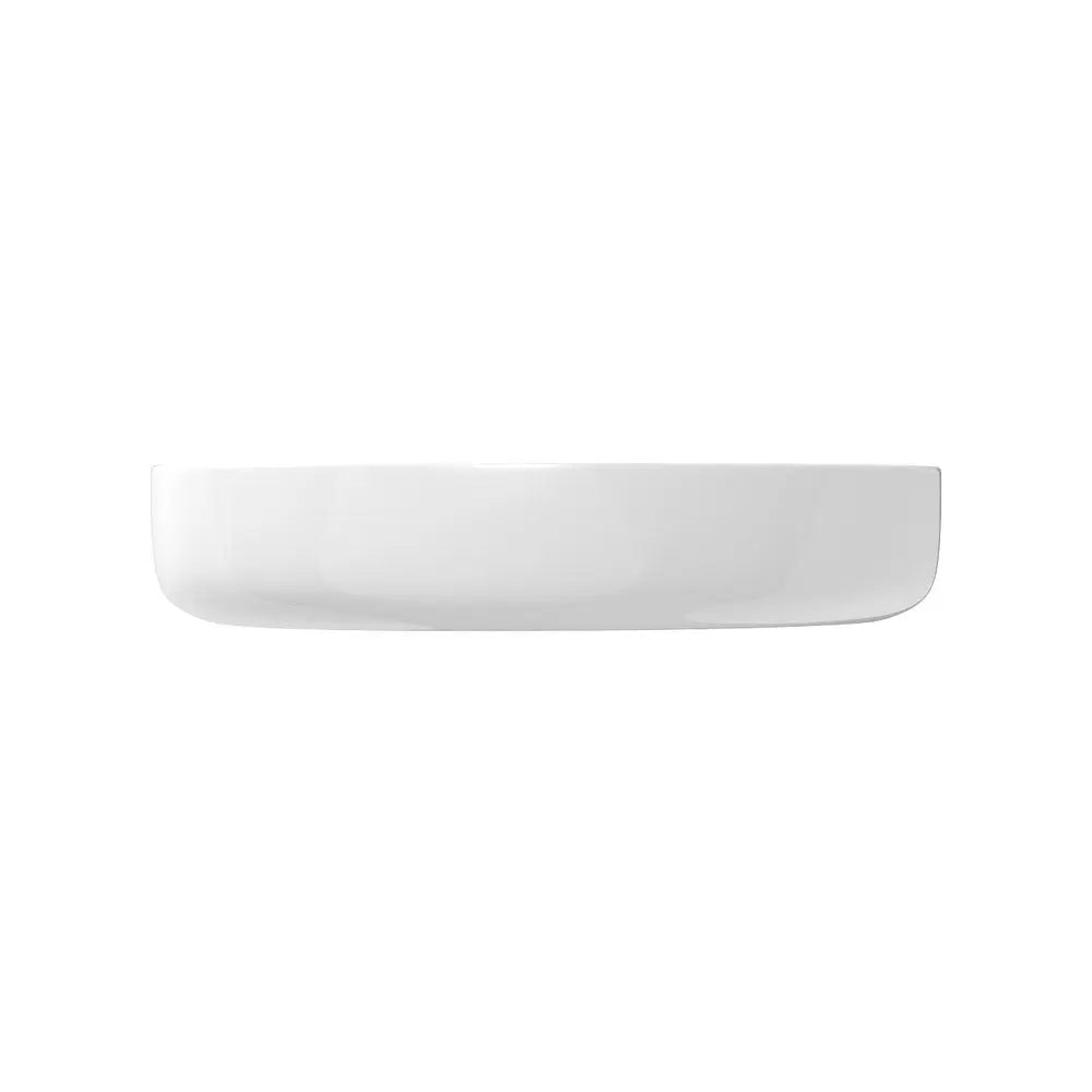 Pebble Medium Above Counter Basin, Gloss White fienza