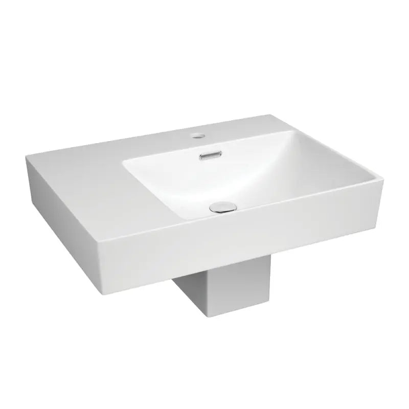 Tono Care Wall Basin with Integral Shroud, Right Bowl fienza