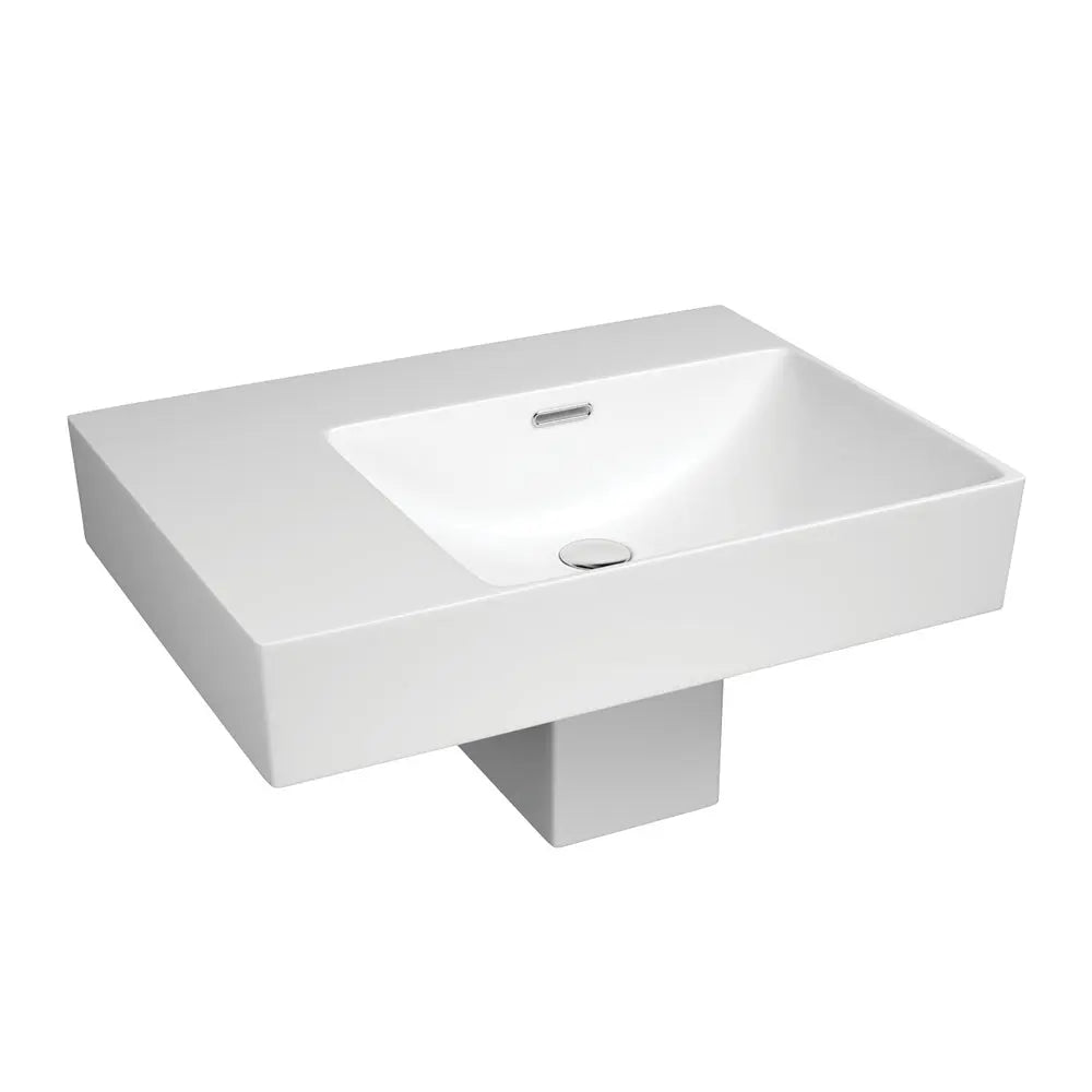 Tono Care Wall Basin with Integral Shroud, Right Bowl fienza