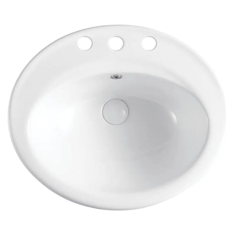 Lacy Fully-Inset Basin, 3 Tap Holes fienza