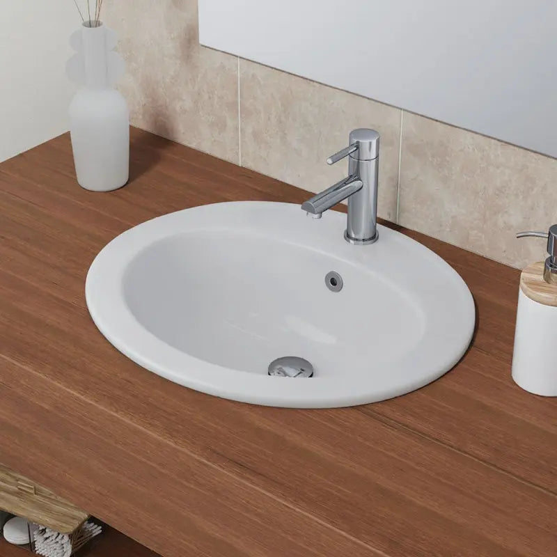 Lacy Fully-Inset Basin, 1 Tap Hole fienza