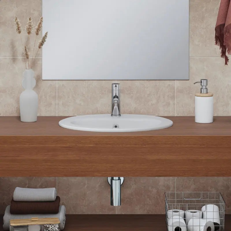 Lacy Fully-Inset Basin, 1 Tap Hole fienza