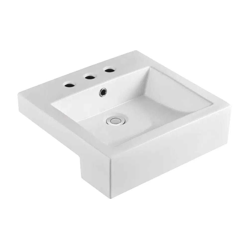 Jacinta Semi-Recessed Basin, 3 Tap Holes fienza