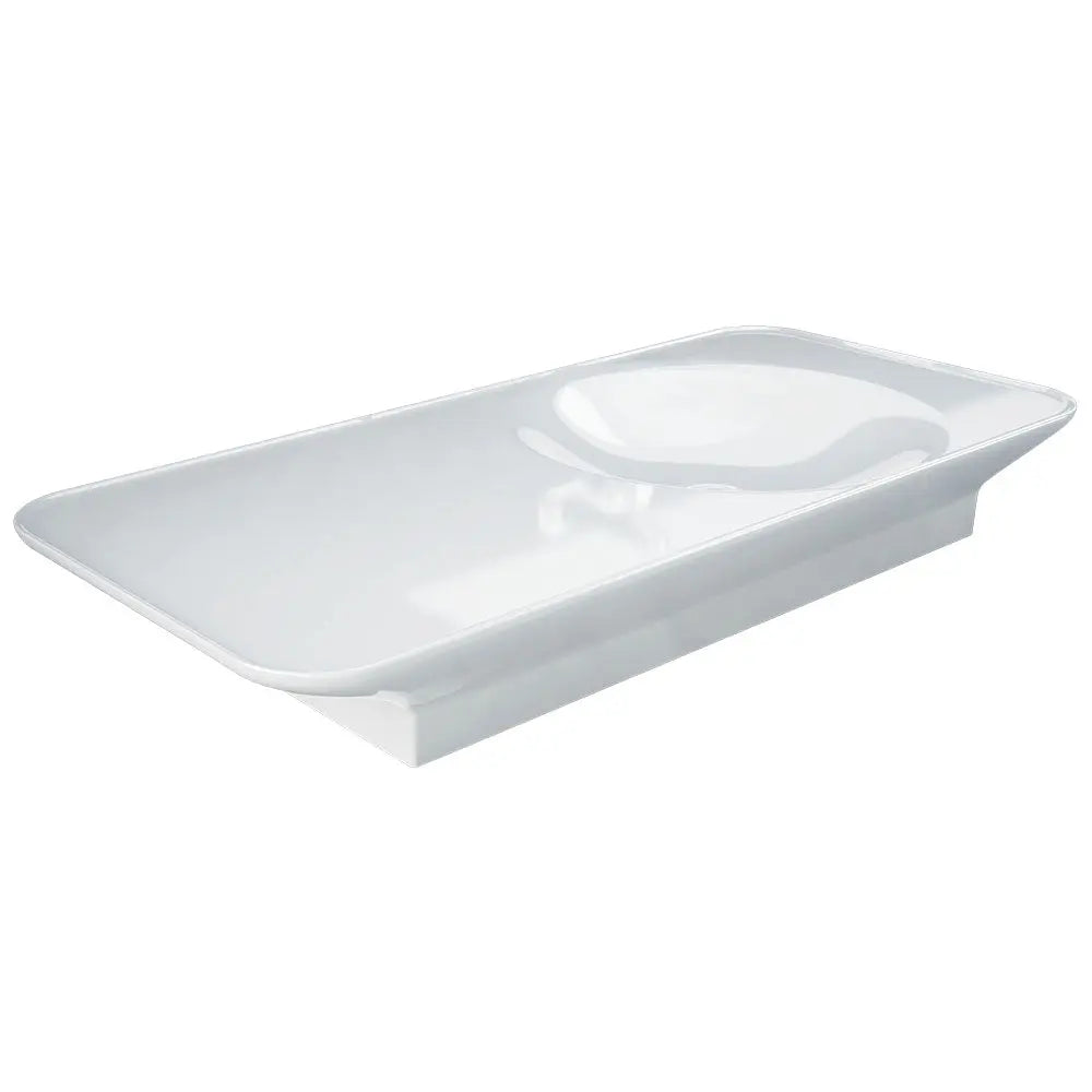 RAK Valet Right-Hand Wall Hung Basin, Alpine Gloss White fienza