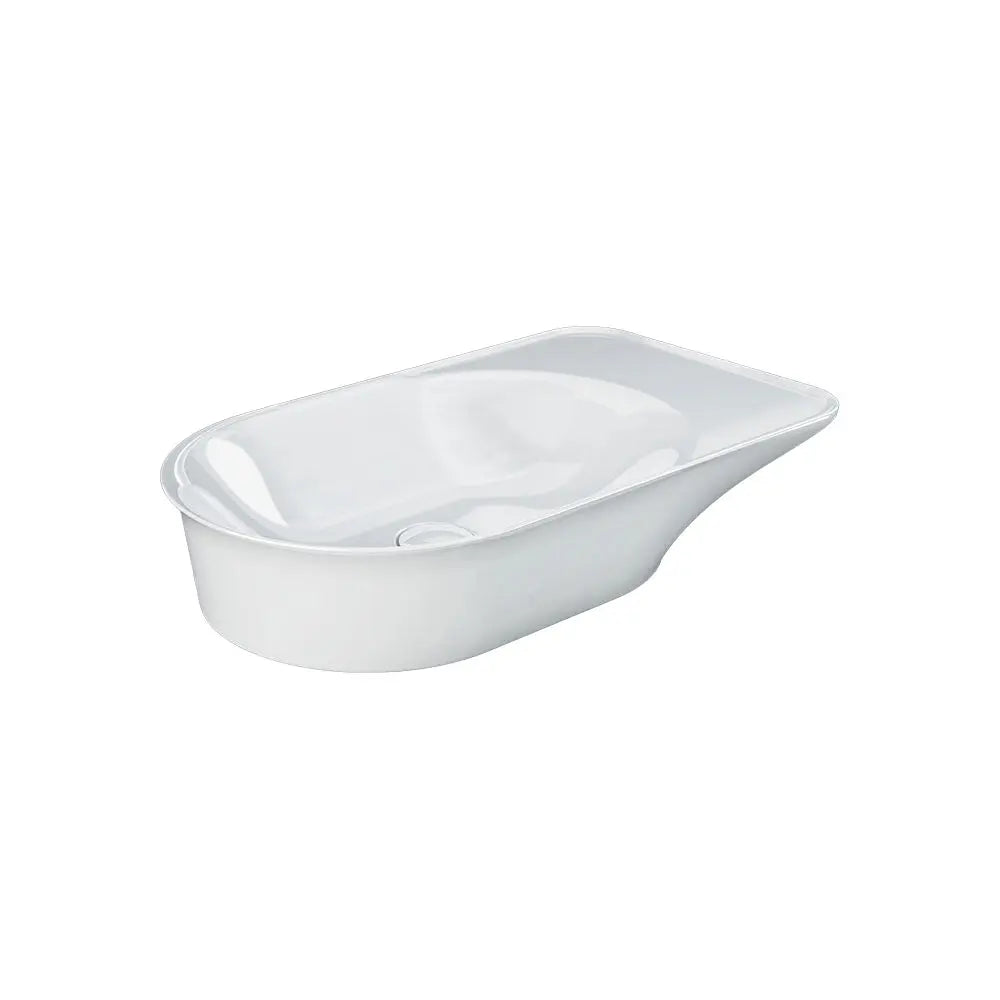 RAK Valet Oval Above Counter Basin, Alpine Gloss White fienza