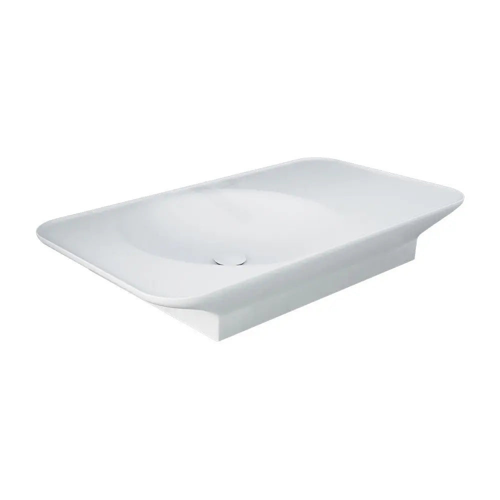 RAK Valet Left-Hand Wall Hung Basin, Matte White fienza