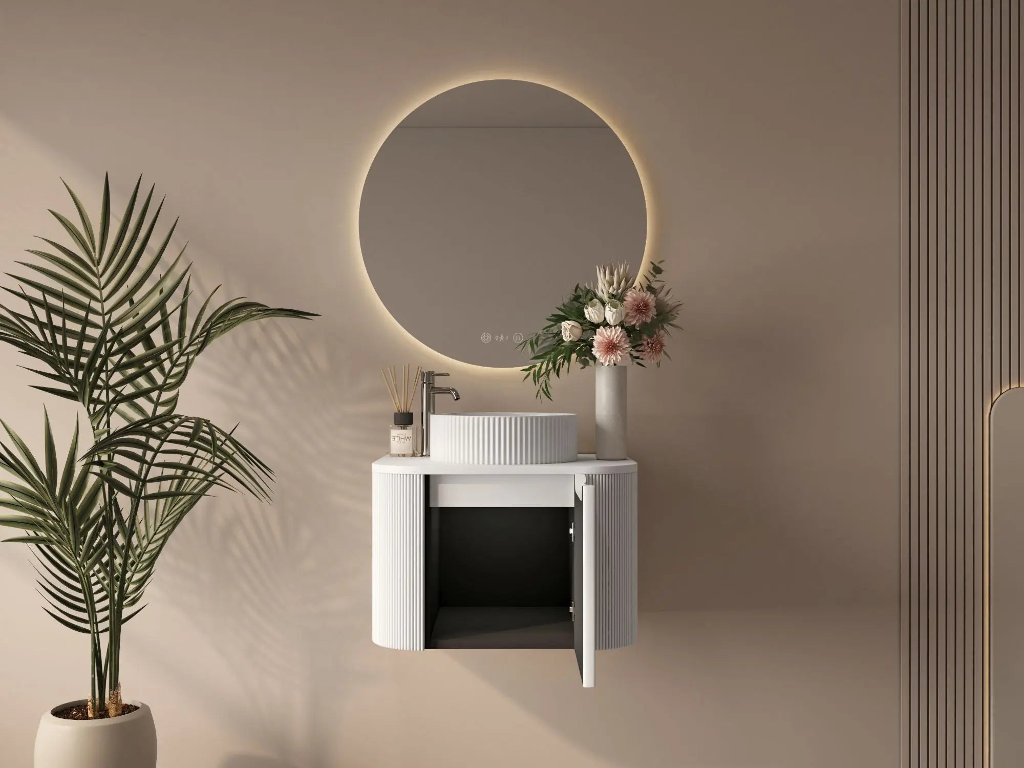Rome 600mm Wall-Hung Cabinet - Matt White mercioaustralia
