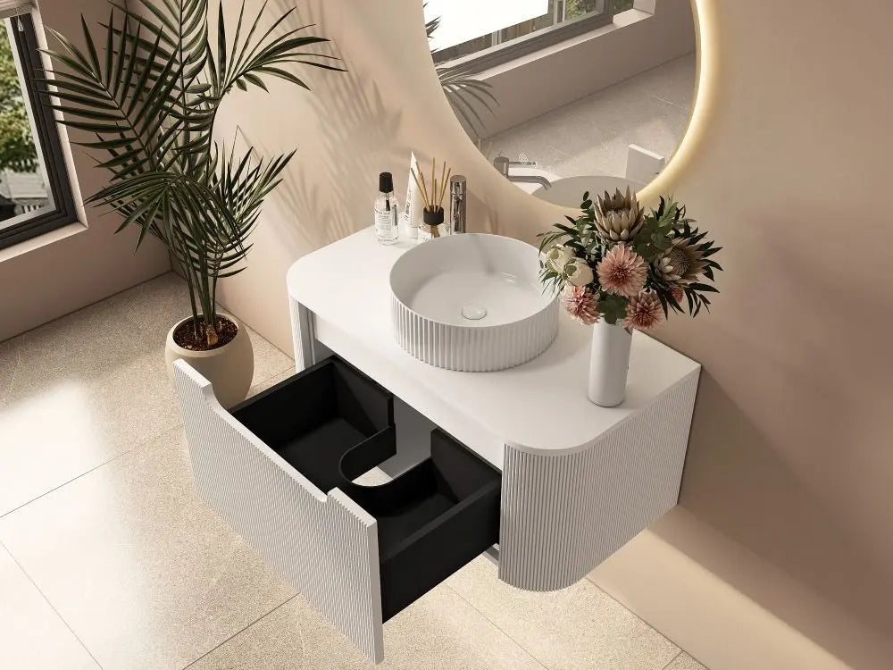 Rome 750mm Wall-Hung Cabinet - Matt White mercioaustralia
