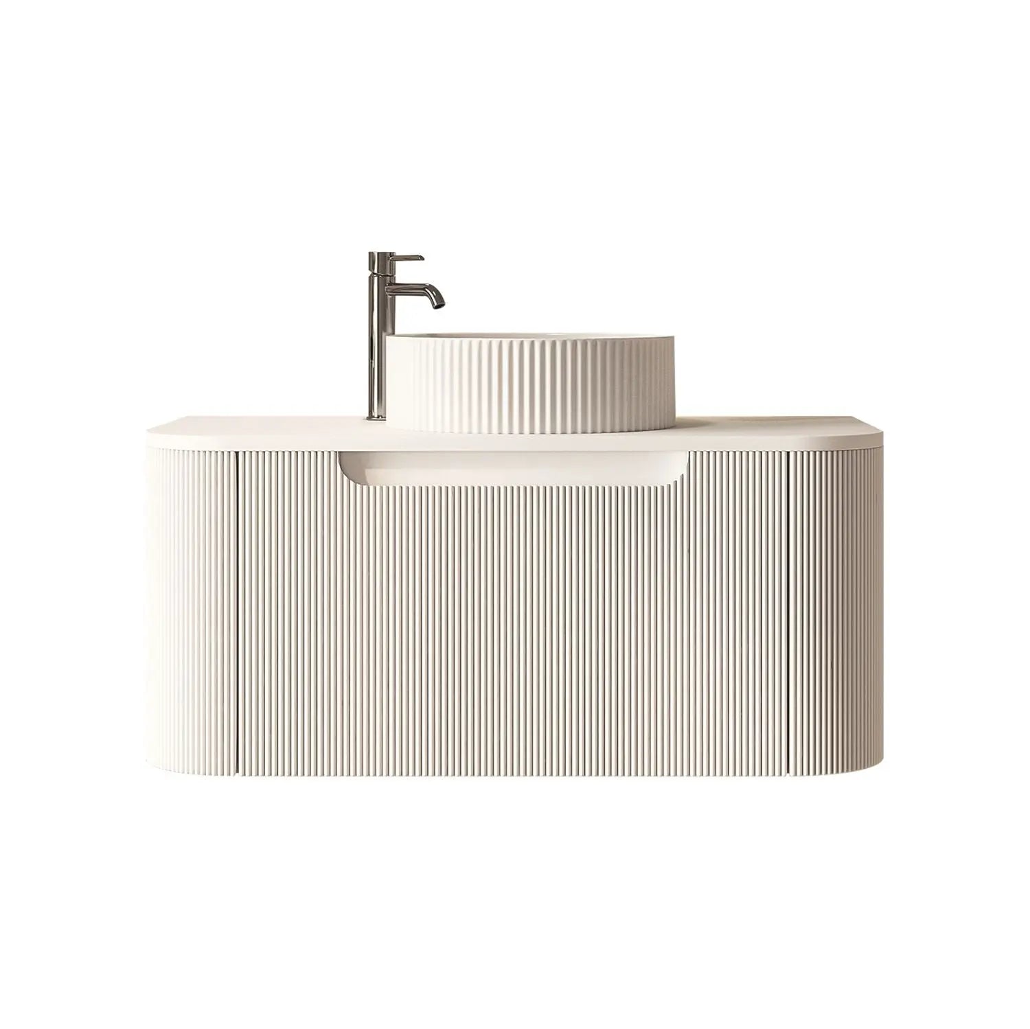 Rome 900mm Wall-Hung Cabinet - Matt White mercioaustralia