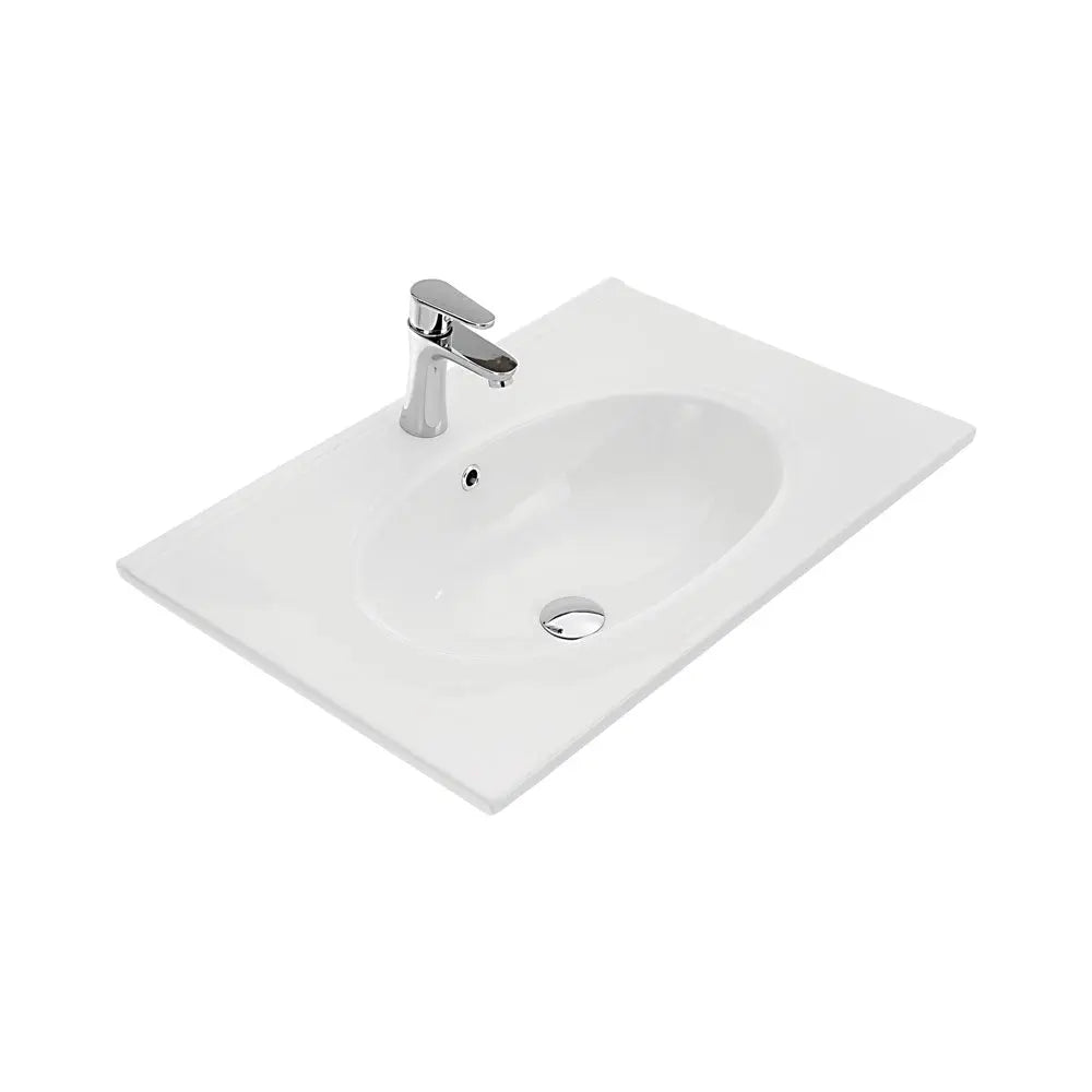 Rotondo Full Depth Ceramic Basin Top 600 fienza