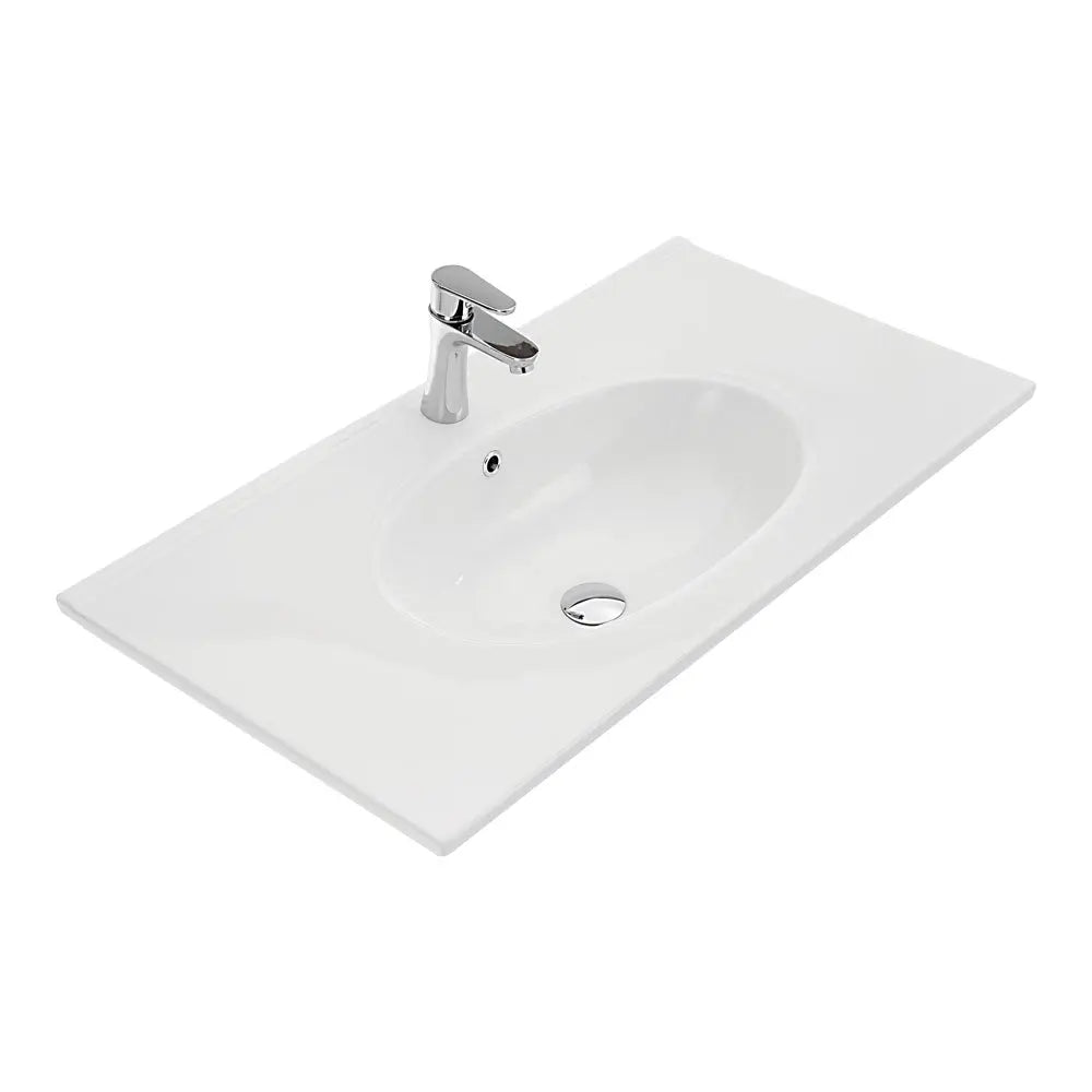 Rotondo Full Depth Ceramic Basin Top 900 fienza