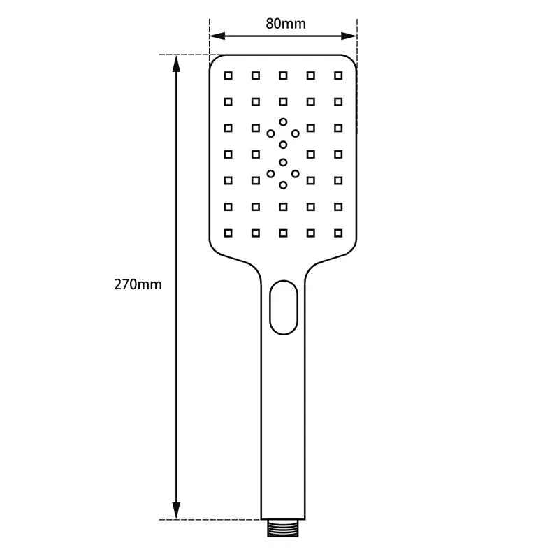 Brushed Brass 3 Functions Handheld Shower Aquaperla
