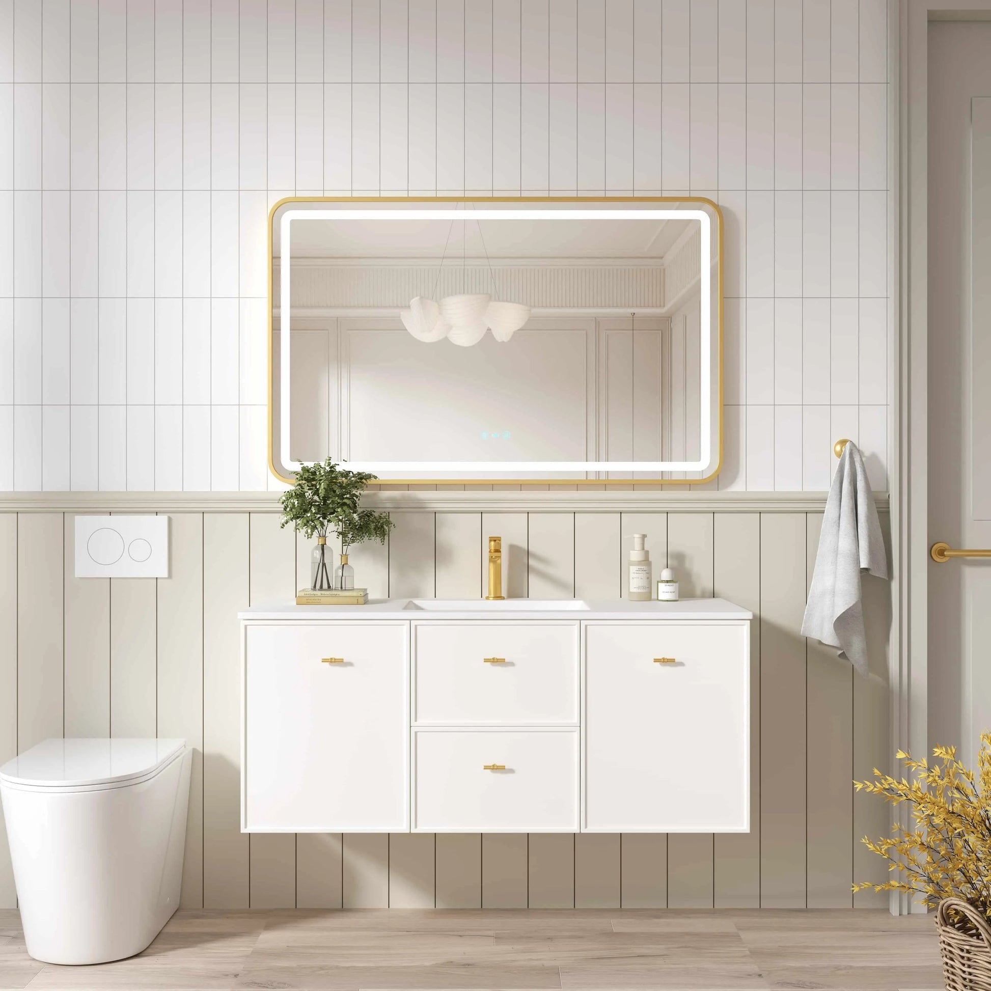 Seattle 1200mm Wall-Hung Cabinet - Matt White mercioaustralia