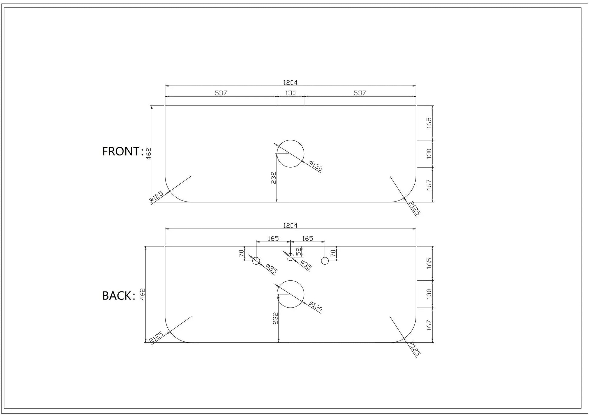 Rome 1200mm Wall-Hung Cabinet - Matt Black mercioaustralia