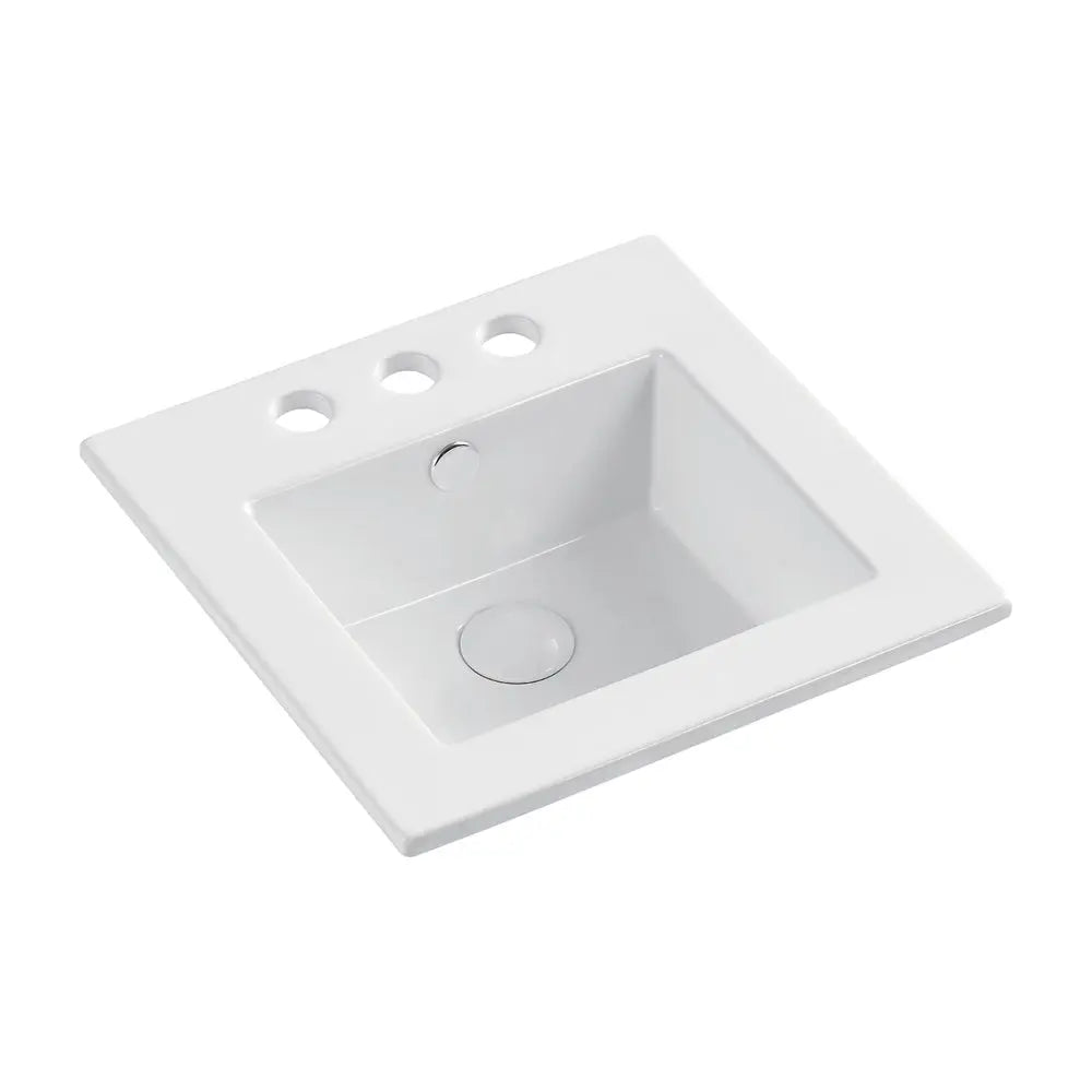 Allison Fully-Inset Basin, 3 Tap Holes fienza