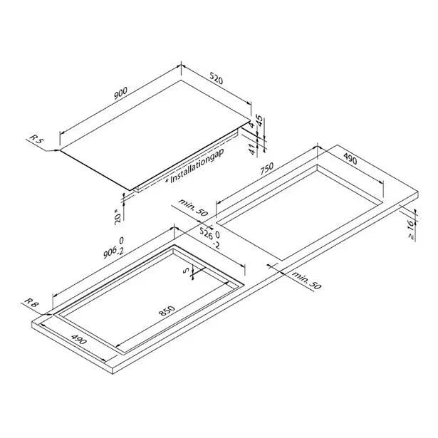 BLAUPUNKT 90CM CERAMIC COOKTOP (BLACK) Blaupunkt