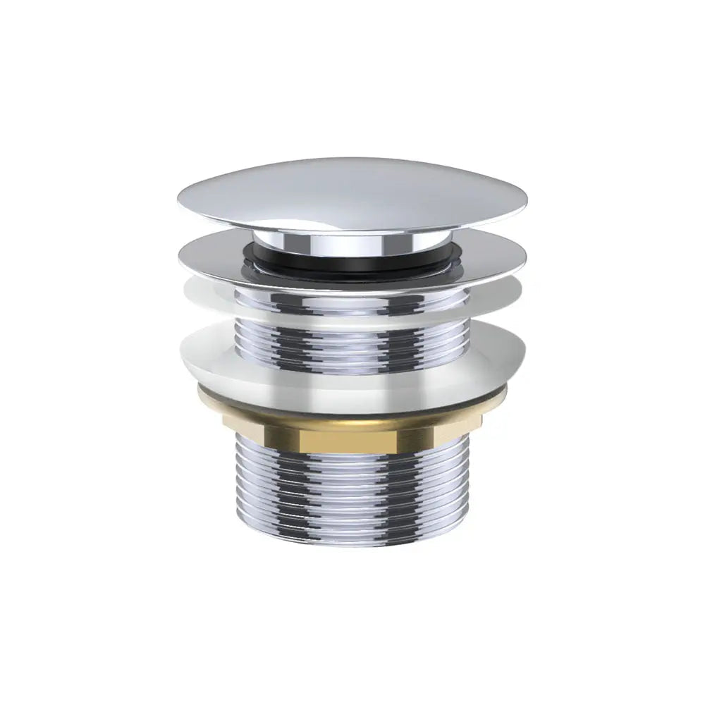 Universal Pull-Out/Pop-Up Brass Cap Bath Waste, Non-Overflow, Chrome fienza