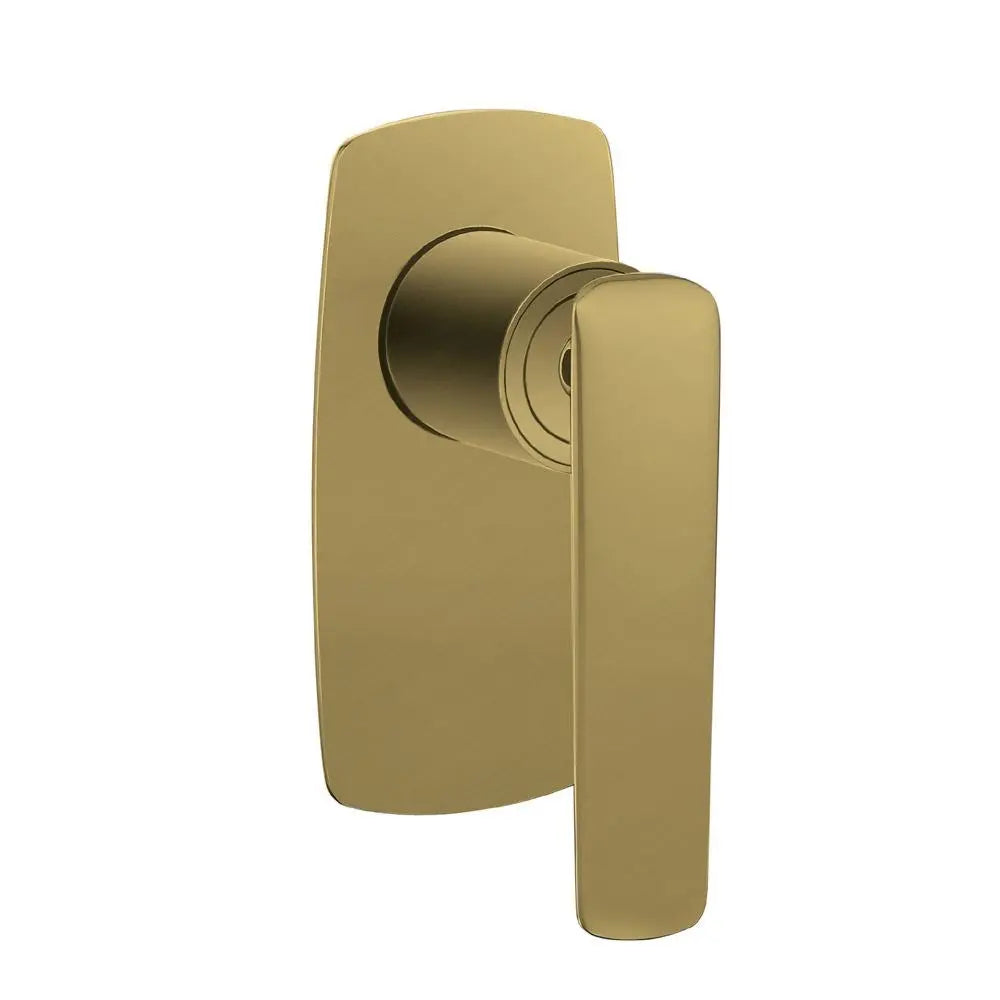 Bellino Brushed Yellow Gold Wall Mixer Aquaperla