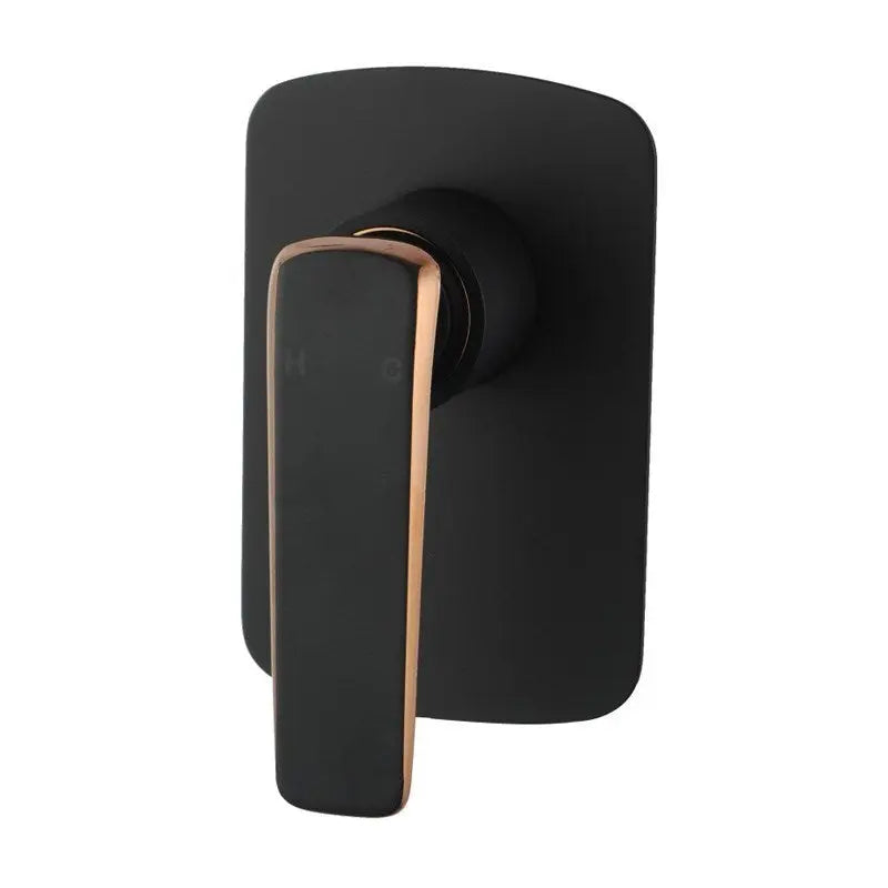 ESPERIA - Black & Rose Gold Wall Mixer Aquaperla