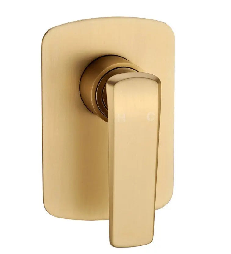 ESPERIA - Brushed Brass Wall Mixer Aquaperla