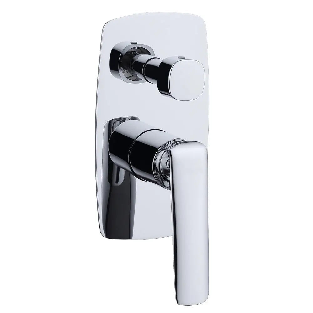 Bellino Chrome Wall Mixer with Diverter Aquaperla