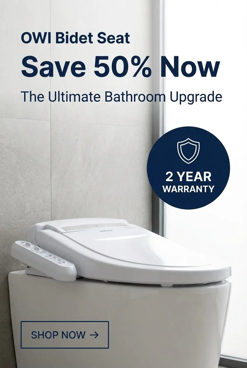 OWI Non-Electric Bidet Toilet Seat Technology From Korea OWI