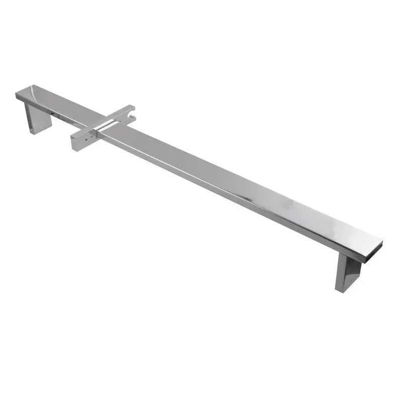 Chrome Shower Rail with Handheld Shower Aquaperla