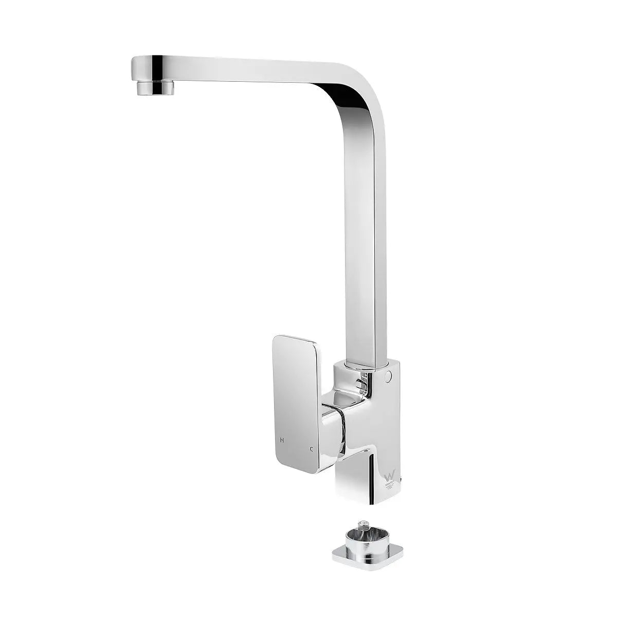 Chrome Swivel Kitchen Mixer Aquaperla