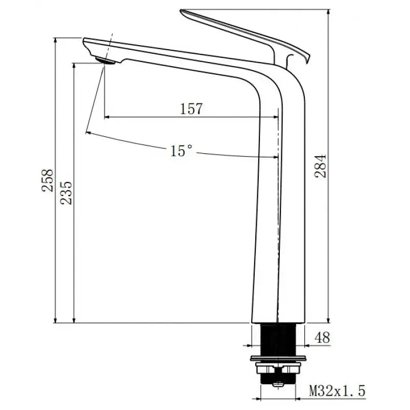 ESPERIA - Brushed Nickel Basin Mixer Aquaperla