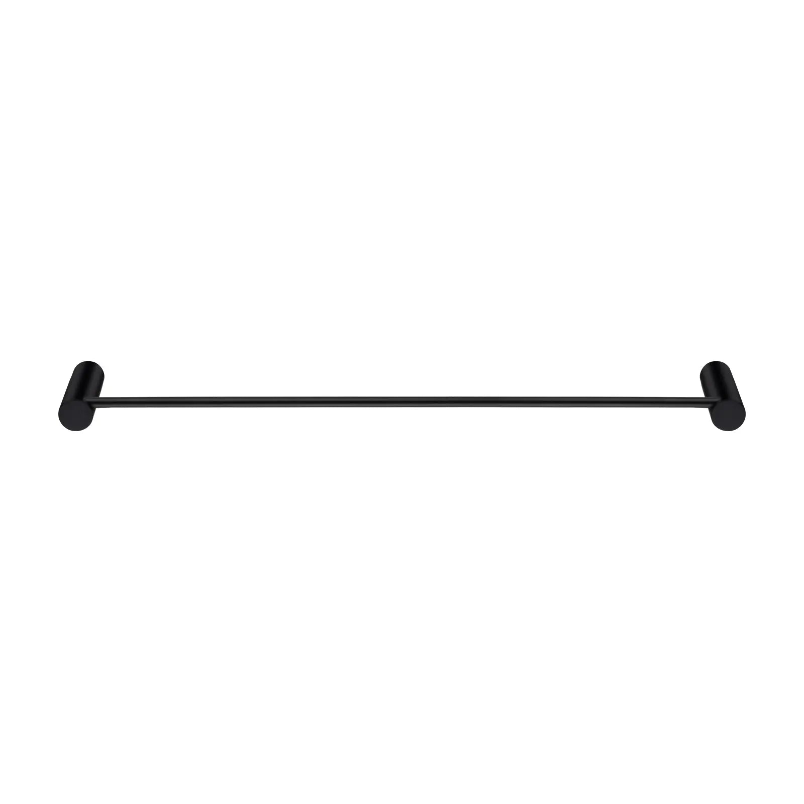 600mm Black Single Towel Rail Aquaperla