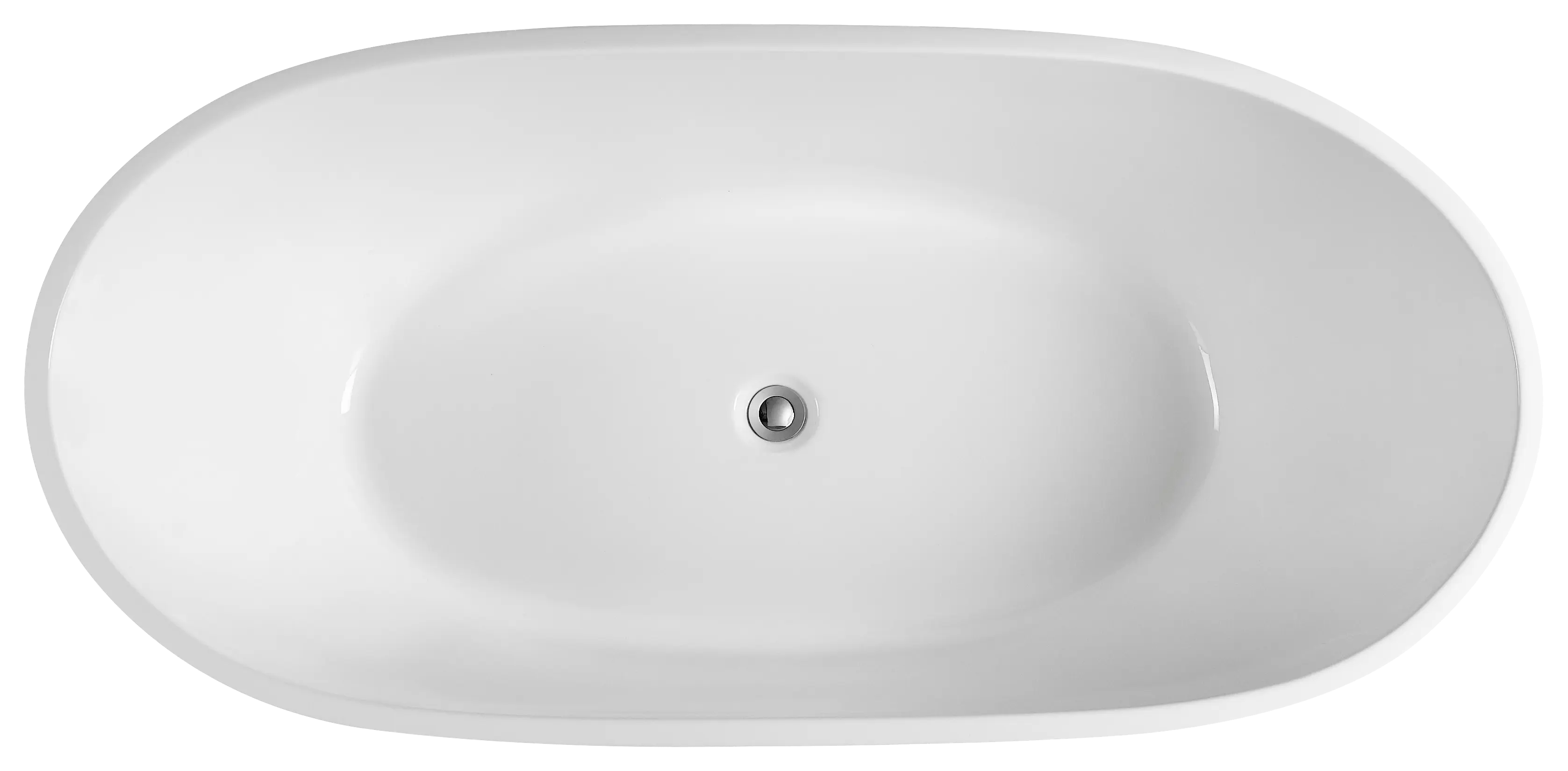 Olivia Gloss White Free Standing Bathtub 1300*700*560 mm Poseidonbk