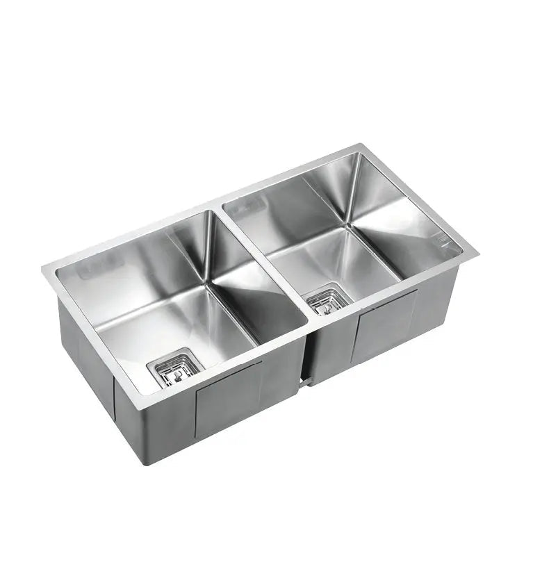 Stainless Steel Double Bowl Sink 1000*450*235mm Poseidonbk