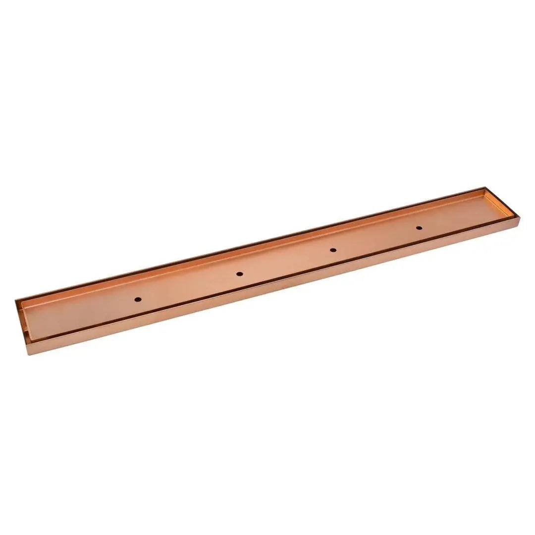 Wide Rose Gold Tile Insert Floor Grate 600~900 (L) X 100 (W) MM Somer
